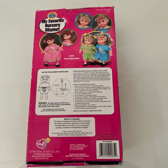 MY FAVORITE NURSERY RHYME DOLLS - Picture 5 of 14